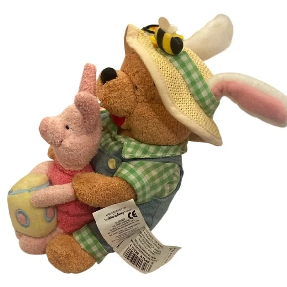 Disney Pooh & Piglet lot of 6 plush 6โ-11โ - Picture 6 of 16